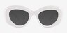 Damast Cream White AcetateSunglass Frames from EyeBuyDirect, Front View