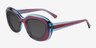 Damast Clear Purple Blue AcetateSunglass Frames from EyeBuyDirect, Angle View