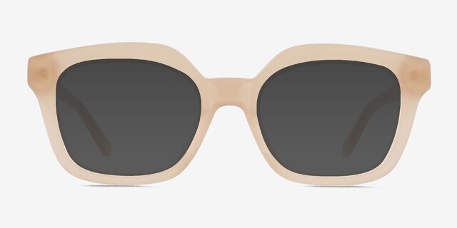 Nor Clear Brown AcetateSunglass Frames from EyeBuyDirect, Front View