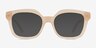 Nor Clear Brown AcetateSunglass Frames from EyeBuyDirect, Front View