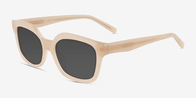 Nor Clear Brown AcetateSunglass Frames from EyeBuyDirect, Angle View