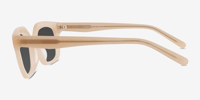 Nor Clear Brown AcetateSunglass Frames from EyeBuyDirect, Side View