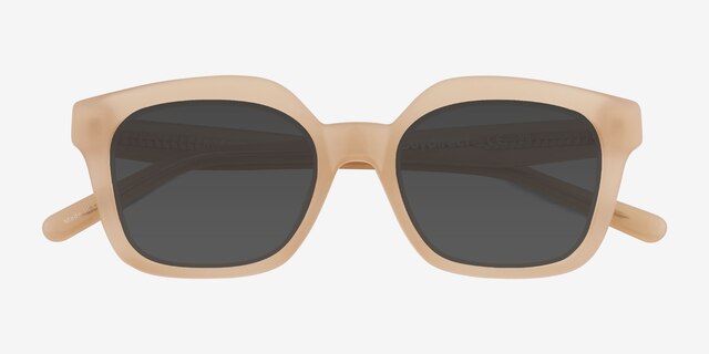 Nor Clear Brown AcetateSunglass Frames from EyeBuyDirect, Closed View