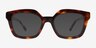 Nor Brown Tortoise AcetateSunglass Frames from EyeBuyDirect, Front View