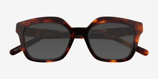 Nor Brown Tortoise AcetateSunglass Frames from EyeBuyDirect, Closed View