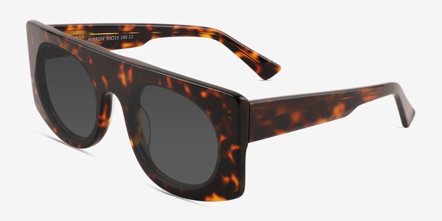 Penrose Tortoise AcetateSunglass Frames from EyeBuyDirect, Angle View