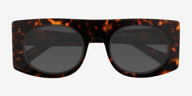 Penrose Tortoise AcetateSunglass Frames from EyeBuyDirect, Closed View
