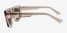 Penrose Clear Gray AcetateSunglass Frames from EyeBuyDirect, Side View