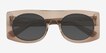 Penrose Clear Gray Alternative MaterialsSunglass Frames from EyeBuyDirect, Closed View