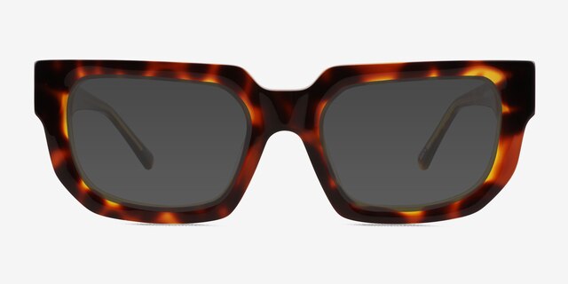 Bandit Tortoise AcetateSunglass Frames from EyeBuyDirect, Front View