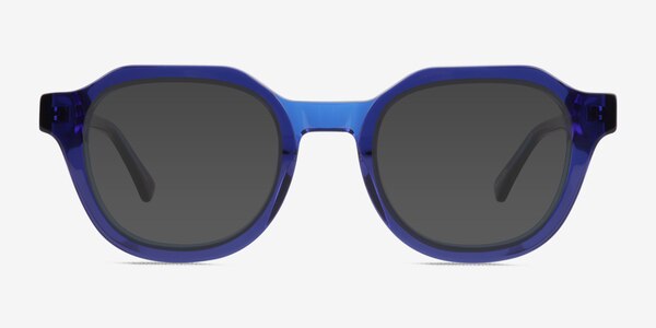 Frenzy Clear Blue Acetate Sunglass Frames