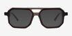 Outlaw Black Purple AcetateSunglass Frames from EyeBuyDirect, Front View