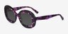 Rogue Purple Tortoise AcetateSunglass Frames from EyeBuyDirect, Angle View