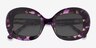 Rogue Purple Tortoise AcetateSunglass Frames from EyeBuyDirect, Closed View