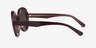Rogue Gradient Brown AcetateSunglass Frames from EyeBuyDirect, Side View