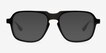 Abyss Clear Gray Black AcetateSunglass Frames from EyeBuyDirect, Front View
