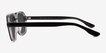 Abyss Clear Gray Black AcetateSunglass Frames from EyeBuyDirect, Side View
