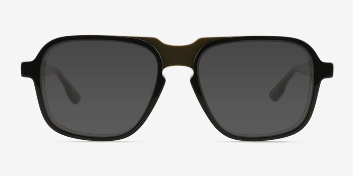 Abyss Dark Olive Green Acetate Sunglass Frames from EyeBuyDirect