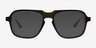 Abyss Dark Olive Green AcetateSunglass Frames from EyeBuyDirect, Front View