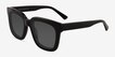 Los Angeles Black AcetateSunglass Frames from EyeBuyDirect, Angle View