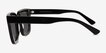 Los Angeles Black AcetateSunglass Frames from EyeBuyDirect, Side View