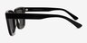 Los Angeles Black AcetateSunglass Frames from EyeBuyDirect, Side View