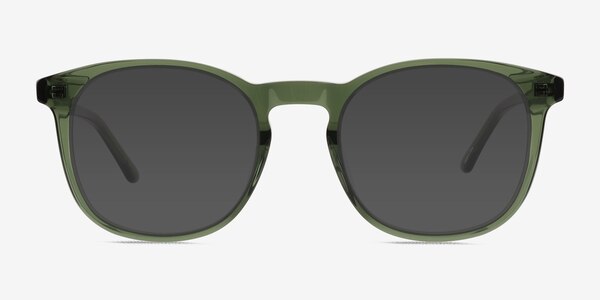 Academy Clear Green Acetate Sunglass Frames