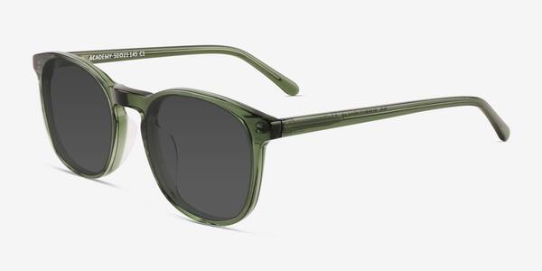 Clear Green Academy -  Acetate Sunglasses