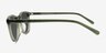 Academy Clear Green AcetateSunglass Frames from EyeBuyDirect, Side View