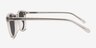 Academy Clear Gray AcetateSunglass Frames from EyeBuyDirect, Side View
