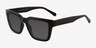 Zoink Black PlasticSunglass Frames from EyeBuyDirect, Angle View