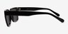 Zoink Black PlasticSunglass Frames from EyeBuyDirect, Side View