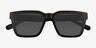 Zoink Black PlasticSunglass Frames from EyeBuyDirect, Closed View