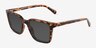 Bauble Tortoise PlasticSunglass Frames from EyeBuyDirect, Angle View