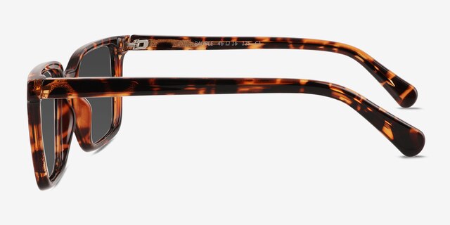 Bauble Tortoise PlasticSunglass Frames from EyeBuyDirect, Side View