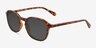 Malarkey Matte Tortoise PlasticSunglass Frames from EyeBuyDirect, Angle View