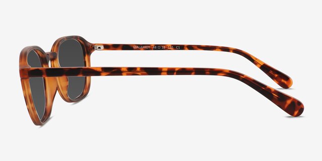 Malarkey Matte Tortoise PlasticSunglass Frames from EyeBuyDirect, Side View