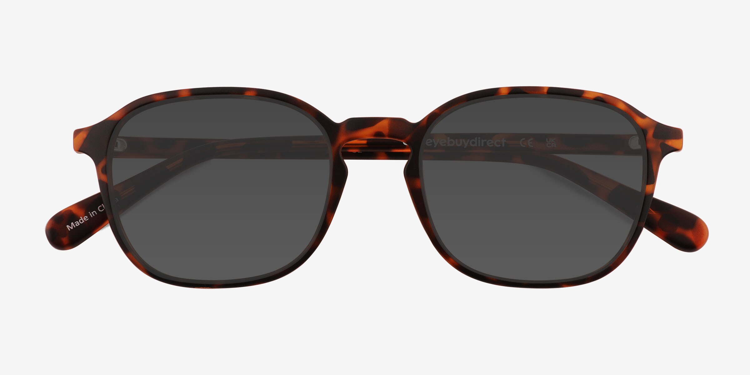 Eyebuydirect Meraki Brown Blue Floral Tortoise Shell Marbled Sunglasses Wayfarer Cicely Sunglasses in Lavender Tortoise with Riesling — Wide  main image 4