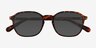 Malarkey Matte Tortoise PlasticSunglass Frames from EyeBuyDirect, Closed View