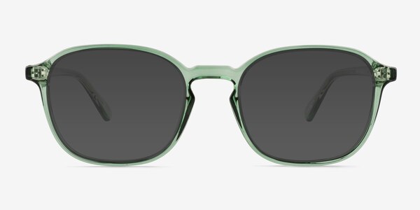 Malarkey Shiny Clear Green  Plastic Sunglass Frames