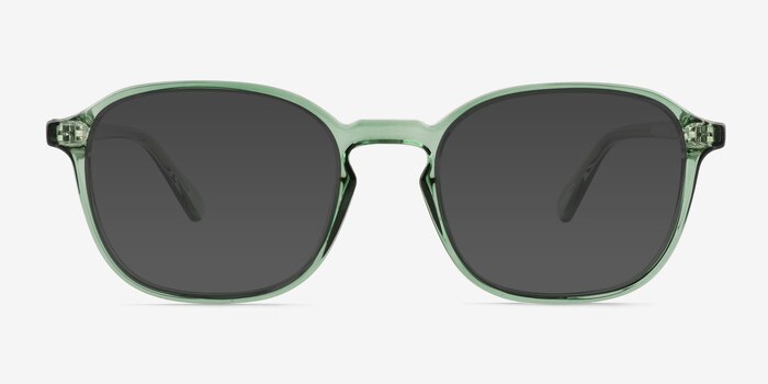 Malarkey Shiny Clear Green  Plastic Sunglass Frames from EyeBuyDirect