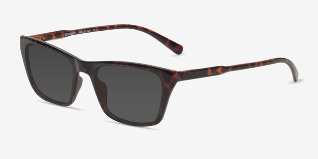 Seabreeze Tortoise PlasticSunglass Frames from EyeBuyDirect, Angle View