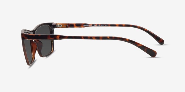 Seabreeze Tortoise PlasticSunglass Frames from EyeBuyDirect, Side View