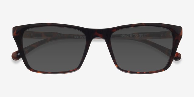 Seabreeze Tortoise PlasticSunglass Frames from EyeBuyDirect, Closed View