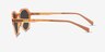 Newleaf Clear Orange PlasticSunglass Frames from EyeBuyDirect, Side View