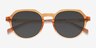 Newleaf Clear Orange PlasticSunglass Frames from EyeBuyDirect, Closed View