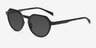 Newleaf Black PlasticSunglass Frames from EyeBuyDirect, Angle View