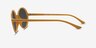 Dayglow Brown PlasticSunglass Frames from EyeBuyDirect, Side View