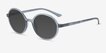 Dayglow Clear Blue PlasticSunglass Frames from EyeBuyDirect, Angle View