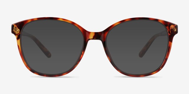 Sutton Tortoise PlasticSunglass Frames from EyeBuyDirect, Front View